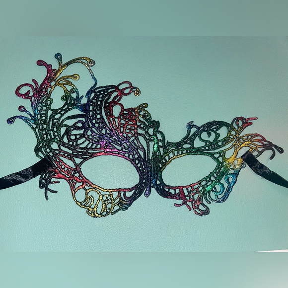 Masquerade Colorful Mask - Picture 1 of 3